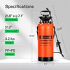 image:imageVIVOSUN Pump Sprayer 2 Gallon Pressurized Lawn amp Garden Water Spray Bottle with Adjustable Shoulder Strap Pressure Relief Valve for Spraying Plants Garden Watering and CleaningOrange