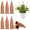 image:imageVIVOSUN 6Pack SelfWatering Spikes Hexagonal Terracotta Watering Stakes AutoWater Device Planter Insert for Indoor amp Outdoor Potted Plants6