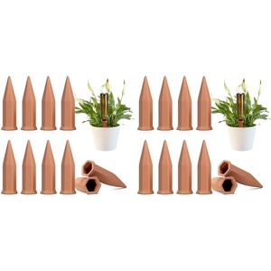 image:imageVIVOSUN 6Pack SelfWatering Spikes Hexagonal Terracotta Watering Stakes AutoWater Device Planter Insert for Indoor amp Outdoor Potted Plants10 Pack of 2