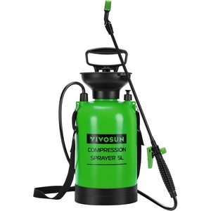 image:imageVIVOSUN Pump Sprayer 2 Gallon Pressurized Lawn amp Garden Water Spray Bottle with Adjustable Shoulder Strap Pressure Relief Valve for Spraying Plants Garden Watering and CleaningGreen