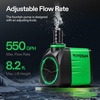 image:imageVIVOSUN 550GPH Submersible Pump2000LH 35W Ultra Quiet Water Pump with 82ft High Lift Fountain Pump with 65ft Power Cord 3 Nozzles for Fish Tank Pond Aquarium Statuary Hydroponics64550