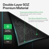 image:imageVIVOSUN 4ftx50ft 5oz DoubleLayered Weed Control Mat and 6 Inch 25Pack Landscape Staples Galvanized Steel Garden Stakes 11 Gauge UShaped Pins for Weed Barrier Fabric Soaker Hose Holding Fence