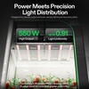 image:imageVIVOSUN AeroLight 350W LED Grow Light Indoor Plant Light Bars with Fan  Grow Tent Cooling Ventilation App Control GrowHub Compatible 3x3ft Coverage4x4