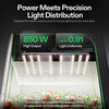 image:imageVIVOSUN AeroLight 350W LED Grow Light Indoor Plant Light Bars with Fan  Grow Tent Cooling Ventilation App Control GrowHub Compatible 3x3ft Coverage5x5