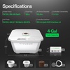 image:imageVIVOSUN FlexFeed DWC Hydroponic System Kit 4Gallon Deep Water Culture Grow Kit with Smart Controller AppControlled Water Temperature Monitoring Air Pump for Grow Tents 2Bucket