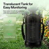 image:imageVIVOSUN Pump Sprayer 15 Gallon LeakResistant Spray Bottle  with Translucent Tank Adjustable Mist to Stream Pressure Relief Valve for Lawn Care Watering Fertilizing Cleaning