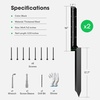image:imageVIVOSUN 6 Pack Fence Post Repair Kit2