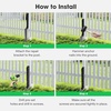 image:imageVIVOSUN 6 Pack Fence Post Repair Kit8
