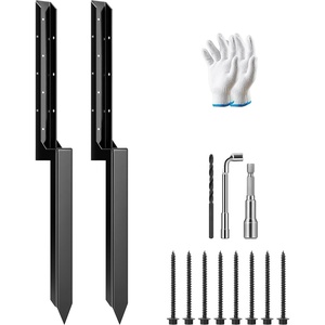 image:imageVIVOSUN 6 Pack Fence Post Repair Kit2