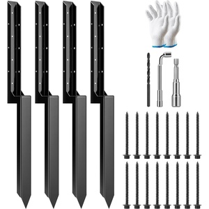 image:imageVIVOSUN 6 Pack Fence Post Repair Kit4