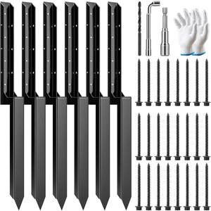 image:imageVIVOSUN 6 Pack Fence Post Repair Kit6