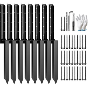 image:imageVIVOSUN 6 Pack Fence Post Repair Kit8