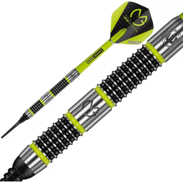 Michael Van Gerwen MvG Aspire 80% Tungsten Darts Set with Prism Flights and Nylon Shafts 