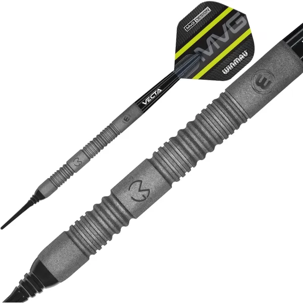 Michael Van Gerwen MvG Exact 90% Tungsten Darts Set with Flights and Stems 