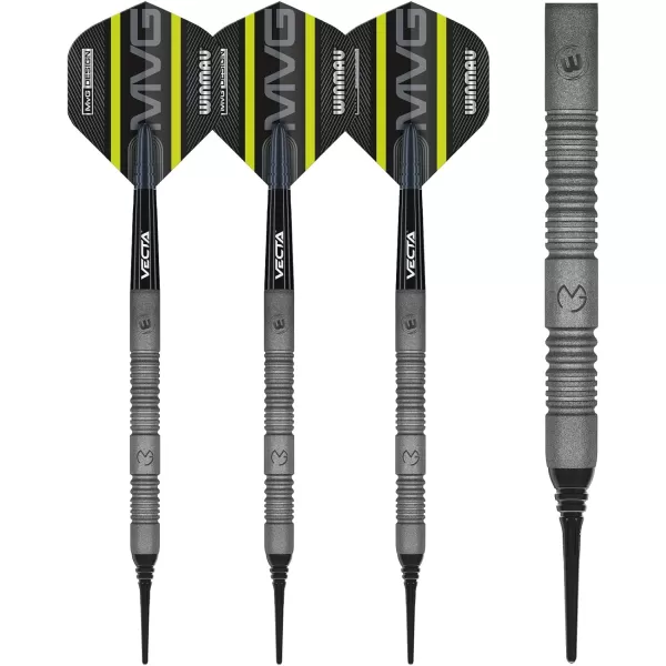 Michael Van Gerwen MvG Exact 90% Tungsten Darts Set with Flights and Stems 