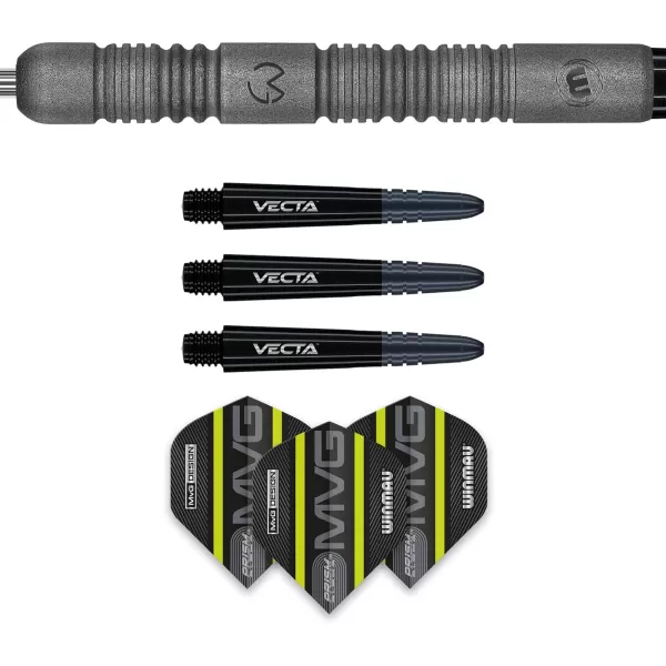 Michael Van Gerwen MvG Exact 90% Tungsten Darts Set with Flights and Stems 