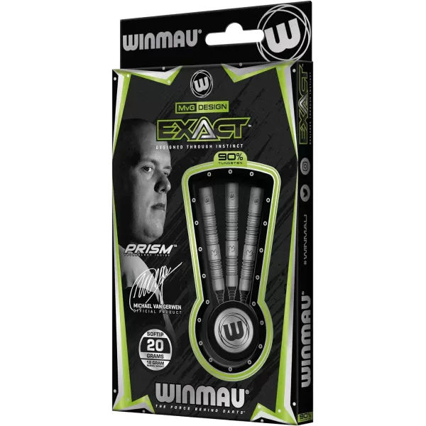 Michael Van Gerwen MvG Exact 90% Tungsten Darts Set with Flights and Stems 