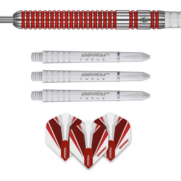 Overdrive 90% Tungsten Steeltip Darts Set with Prism Flights and Shafts 