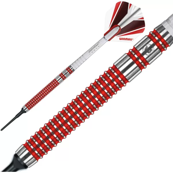 Overdrive 90% Tungsten Steeltip Darts Set with Prism Flights and Shafts 