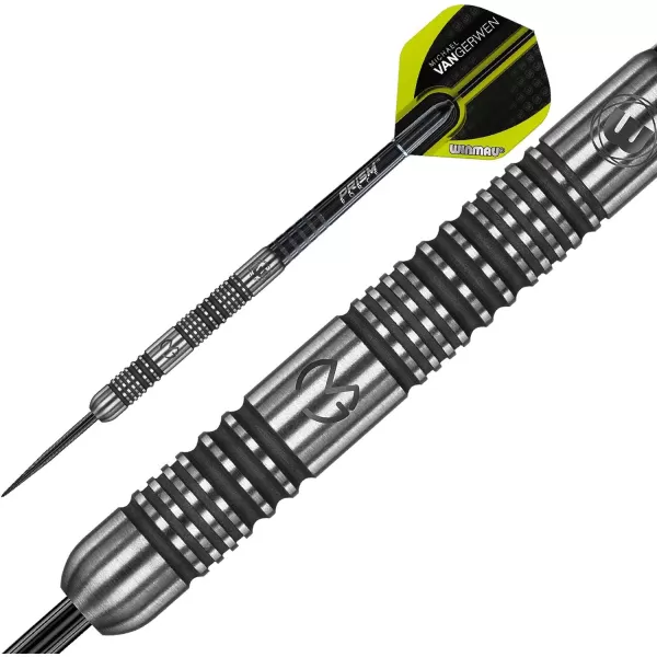 WINMAU Michael Van Gerwen MvG Authentic Tungsten Steeltip Darts Set with Prism Flights and Shafts 