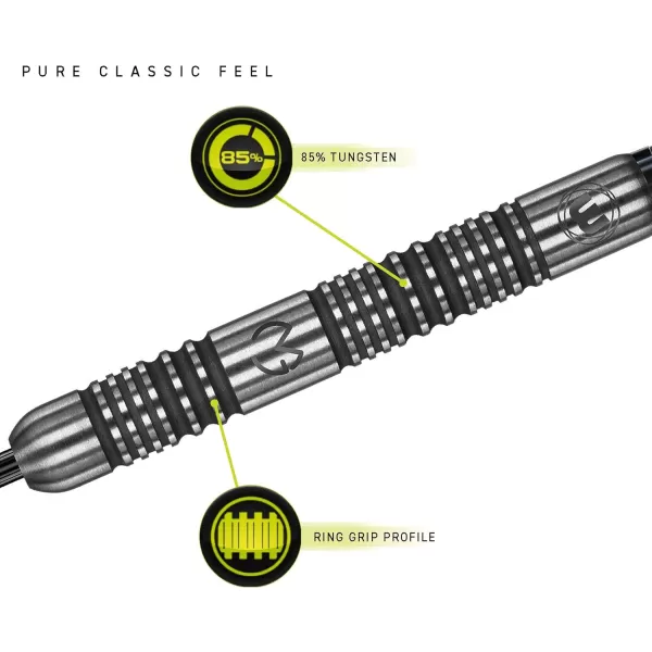 WINMAU Michael Van Gerwen MvG Authentic Tungsten Steeltip Darts Set with Prism Flights and Shafts 