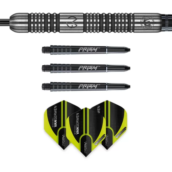 WINMAU Michael Van Gerwen MvG Authentic Tungsten Steeltip Darts Set with Prism Flights and Shafts 