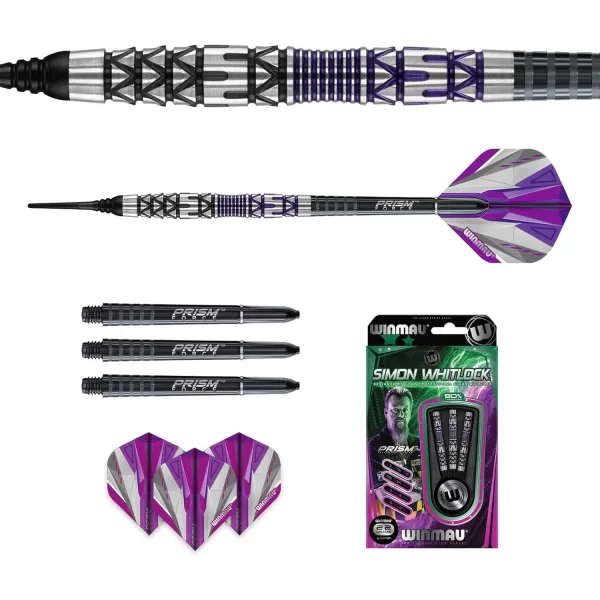 Winmau Simon Whitlock Dynamic Special Edition Tungsten Darts Set with Flights and Stems 