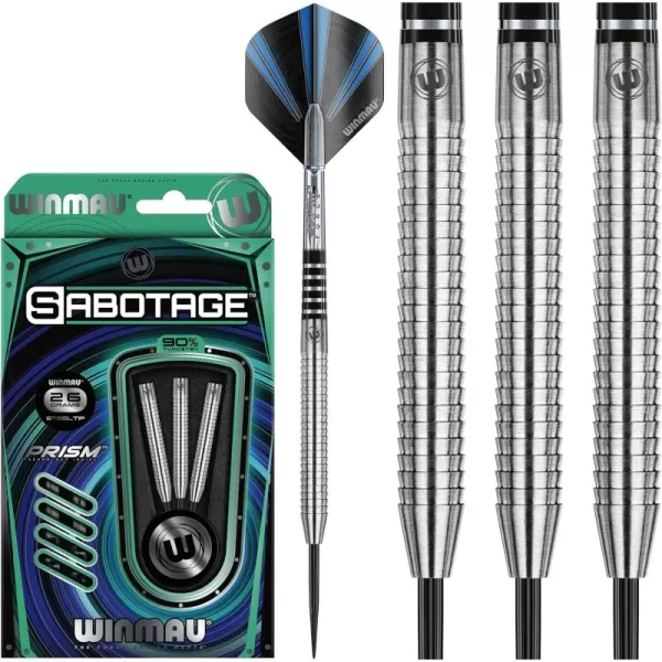 Sabotage 90% Tungsten Darts with Prism Flights and Shafts 