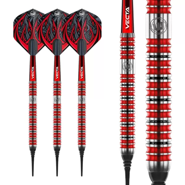 Diablo 90% Professional Tungsten Darts Set with Flights and Stems  Steel tip &amp; Soft tip