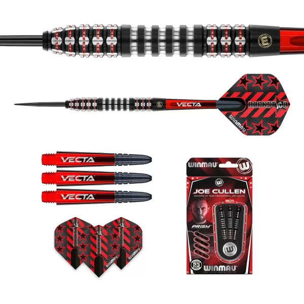 Joe Cullen Ignition Professional 90% Tungsten Darts Set with Flights and Stems 