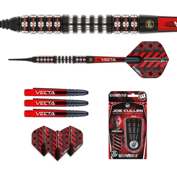 Joe Cullen Ignition Professional 90% Tungsten Darts Set with Flights and Stems 