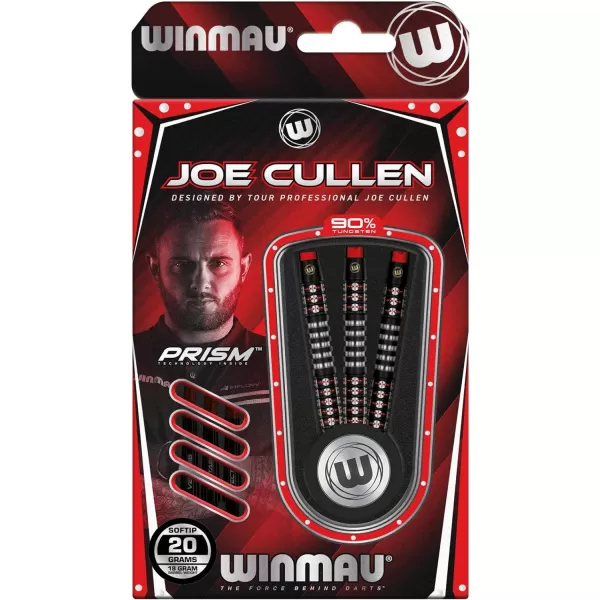 Joe Cullen Ignition Professional 90% Tungsten Darts Set with Flights and Stems 