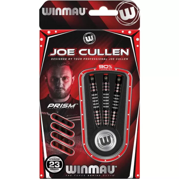 Joe Cullen Ignition Professional 90% Tungsten Darts Set with Flights and Stems 