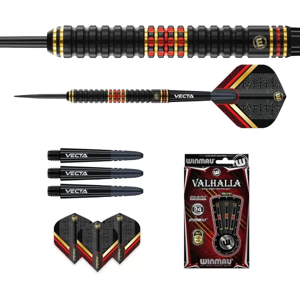 Valhalla Professional 95/85% Tungsten Dual Core Darts Set with Flights and Stems 