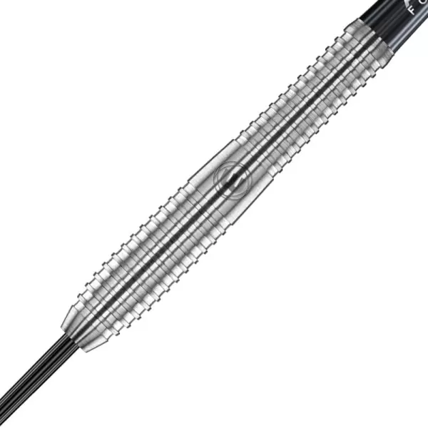 WINMAU Maverick 21-25 Gram Professional Steeltip Tungsten Darts Set with Flights and Stems 