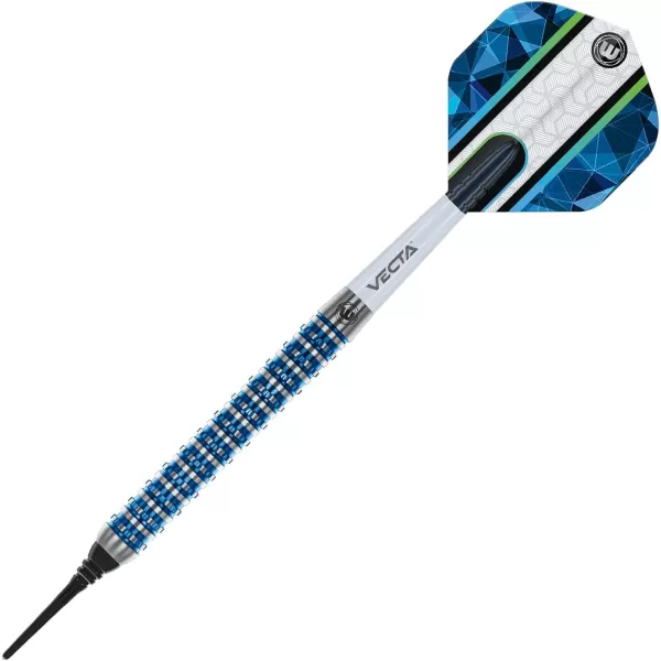 WINMAU Poseidon 23g, 24g, 25g Professional Steeltip Tungsten Darts Set with Flights and Stems 