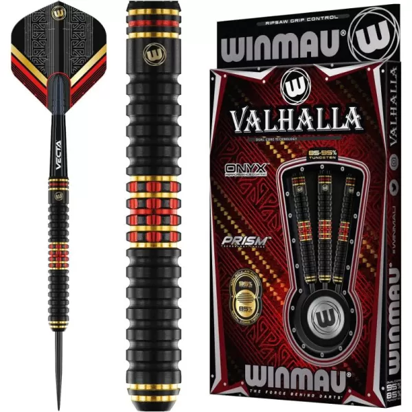 Valhalla Professional 95/85% Tungsten Dual Core Darts Set with Flights and Stems 