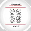 imageWINMAU Darts Blade 6 Dual Core Professional Dartboard with Official Tournament Specifications  Endorsed by The PDC