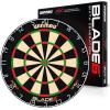 imageWINMAU Darts Blade 6 Professional Bristle Dartboard with Official Tournament Specifications  Endorsed by The PDC