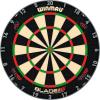imageWINMAU Darts Blade 6 Triple Core Carbon Professional PDC Dartboard with Official Tournament Specifications  Endorsed by The PDC