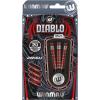 imageDiablo 90 Professional Tungsten Darts Set with Flights and Stems Shafts Steel tip ampamp Soft tip20g