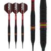 imageWINMAU Outrage 2023 gram Brass Darts Set with Prism Flights and Shafts Stems1 Line Soft Tip