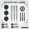 imageWinmau Foxfire Urban Professional Tungsten Darts Set with Flights and Stems Shafts220 Grams