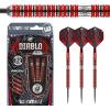 imageDiablo 90 Professional Tungsten Darts Set with Flights and Stems Shafts Steel tip ampamp Soft tip24g