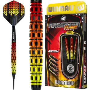 imageWinmau Firestorm Flame Professional Tungsten Darts Set with Flights and Stems Shafts20