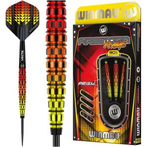 imageWinmau Firestorm Flame Professional Tungsten Darts Set with Flights and Stems Shafts23g