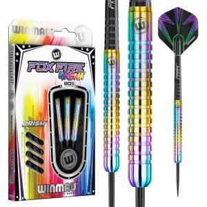 imageWinmau Foxfire Urban Professional Tungsten Darts Set with Flights and Stems Shafts240 Grams