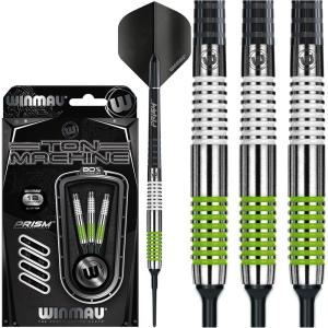 imageWinmau Ton Machine 18g Softip Tungsten Darts with Prism Flights and Shafts Stems