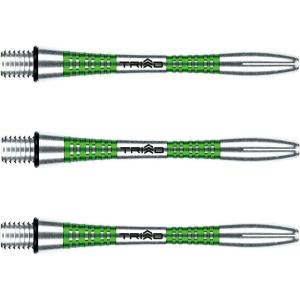 imageWinmau Triad Aluminium Green Intermediate Dart Stems  1 Set per Pack 3 shafts in Total