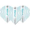 imageWinmau Prism Alpha Fyre White Aqua ampamp Blue Dart Flights  1 Set per Pack 3 Flights in Total
